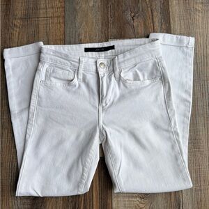 Joe's Jeans Women's White Skinny Cropped Jeans